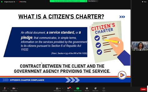 CITIZEN CHARTER PUBLIC INFORMATION OFFICE.